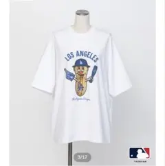 WCJ ロサンゼルス　ドジャース　若槻千夏　MLB TEE シャツ　白　ホワイト