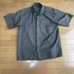 Dickies チェック柄 半袖ワークシャツ XL