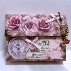 蛇腹ファイル おすそ分け ハンドメイド チェーン付き379番