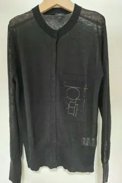 JOSEPH　ブラック　薄手ニットカーディガン