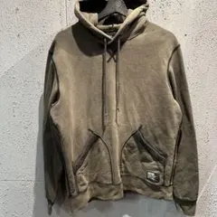 #947 BACKCHANNEL バックチャンネル　パーカー　L カーキ古着のサムネイル