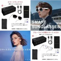 LIFEBEE スマートグラス ワイヤレス音声翻訳メガネ、HD高音質