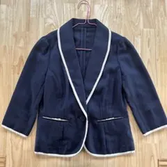 ネイビー テーラードジャケット