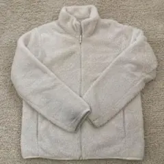 UNIQLO フリースジャケット 白　150