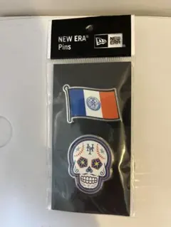 NEW ERA スカルと国旗 ピンバッジセットのサムネイル