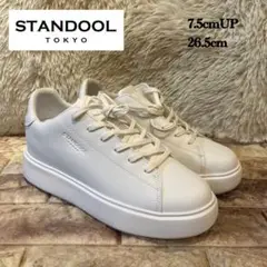 新品　STANDOOL インヒール 7.5cm UP スニーカー　26.5cm