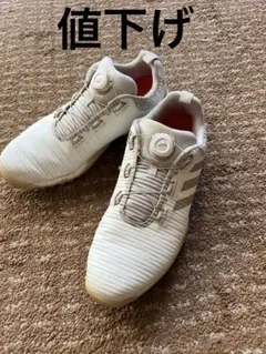 adidas BOOST ゴルフシューズ ホワイト