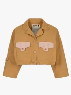 ZARA KIDSザラキッズ* ショート丈ジャケット*マスタード*130