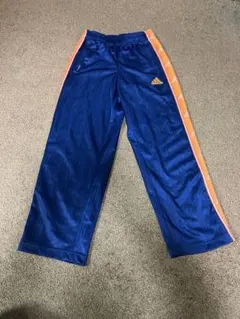 adidas ジャージ 青 オレンジ 140