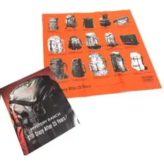 ミステリーランチ 25周年記念 バンダナ 小冊子 ギアブック ノベルティ 非売品