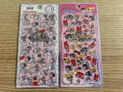 プチドロップステッカー　101匹わんちゃん　パワーパフガールズ