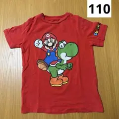 スーパーマリオ ヨッシー キッズ Tシャツ レッドのサムネイル