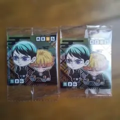 鬼滅の刃 ウエハースシール 愈史郎 善逸 2枚セット