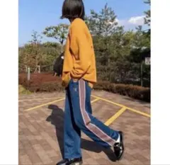 needles 21ss トラックパンツ　ティールグリーン　ストレート　Mのサムネイル