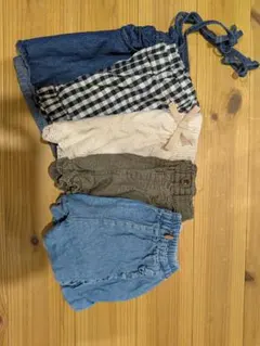 まとめ売り　ハーフパンツ 5点セット 95cm相当