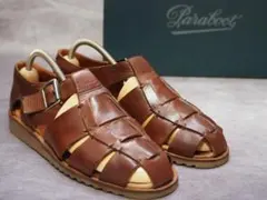 Paraboot グルカサンダル ネイビー シボ革 42 - メルカリ