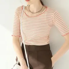 最終お値下げ baserange pama3/4カットソー XSのサムネイル