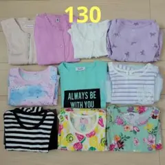 女の子キッズ 130 まとめ売り ユニクロ カーディガン ワンピース
