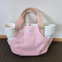 Samantha Vega トートバッグ ピンク/ホワイト