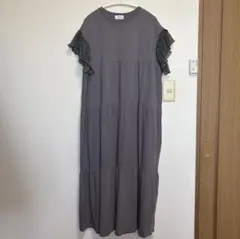 forksy. ラメフリルスリーブ ワンピース