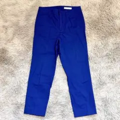 イッツインターナショナル レディース スラックス M ブルー 青 無地