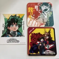 ヒロアカ 緑谷出久 デク フォトカード コースター