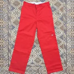 新品　Dickies ダブルニー 85283 レッド　W32×L32