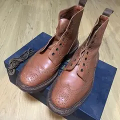 【数回使用程度】トリッカーズ カントリーブーツ M2508 専用袋付き UK8 TRICKERS】トリッカーズ モールトン M2508 カントリーブーツ