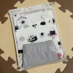 新品未使用　ユニクロ　ドライパジャマ　パンどろぼう おにぎり　80cm