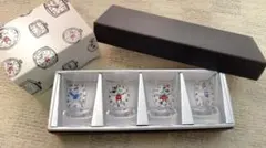 新品未使用☆ディズニー WATCH ミニグラスセット4P