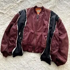 再構築 変形 ドッキング MA-1 ボンバージャケット フライトジャケット