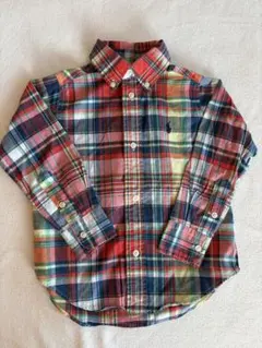 ラルフRalph Lauren チェック柄シャツ 2.2T 90
