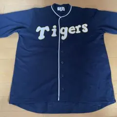 阪神タイガース　シャープ産業　ユニフォーム　当時　復刻　ネイビー　黒　ブラック 阪神タイガース シャープ産業 ユニフォーム 当時 復刻 ネイビー