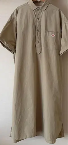 DANTON ダントン　シャツワンピース　プルオーバー　コットン100のサムネイル