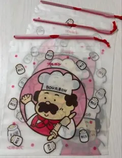ブルボン ちょこあーんパン 紐付きビニール袋 3枚