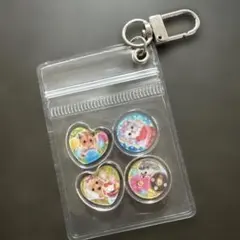 【正規品】 おはじきシール アニマル 動物 キーホルダー 【おすそ分け】