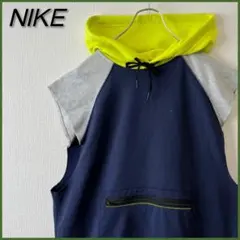 NIKE ナイキ ロゴ ノースリーブ プルオーバーパーカー