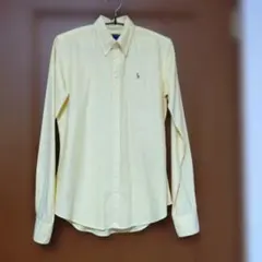 RALPH LAUREN　長袖ポロシャツ／黄色