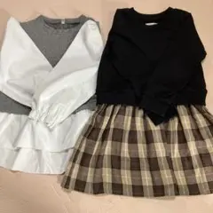 長袖トップス2枚セット　まとめ売り　110サイズ　西松屋のサムネイル