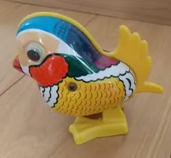 昭和レトロ ゼンマイ式 鳥のおもちゃ