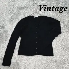 Vintage ヴィンテージ 長袖カーディガン Ｖネック ビスコース100％