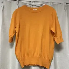 IENA オレンジ 半袖ニットのサムネイル