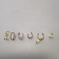 ゴールド イヤーカフ 6個セット