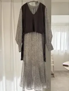 スナイデル　ニットベスト　ワンピース