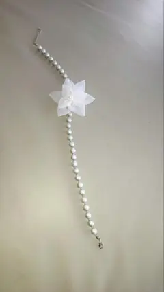 ホワイトフラワー チョーカー