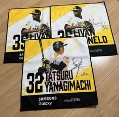 福岡ソフトバンクホークス　ラリータオル　柳町選手　モイネロ選手　計3枚セットのサムネイル
