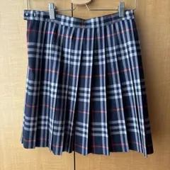 BURBERRYS 紺色チェック柄 スカート 140A