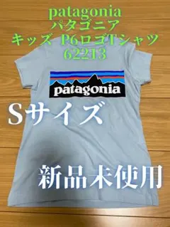 patagoniaパタゴニア　キッズ P6ロゴTシャツ Sサイズ　62213