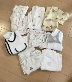 【8点まとめ　福袋】ベビー服　新生児　50.60サイズ　ブランドあり　新品あり