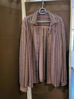 ストライプ ネルシャツ